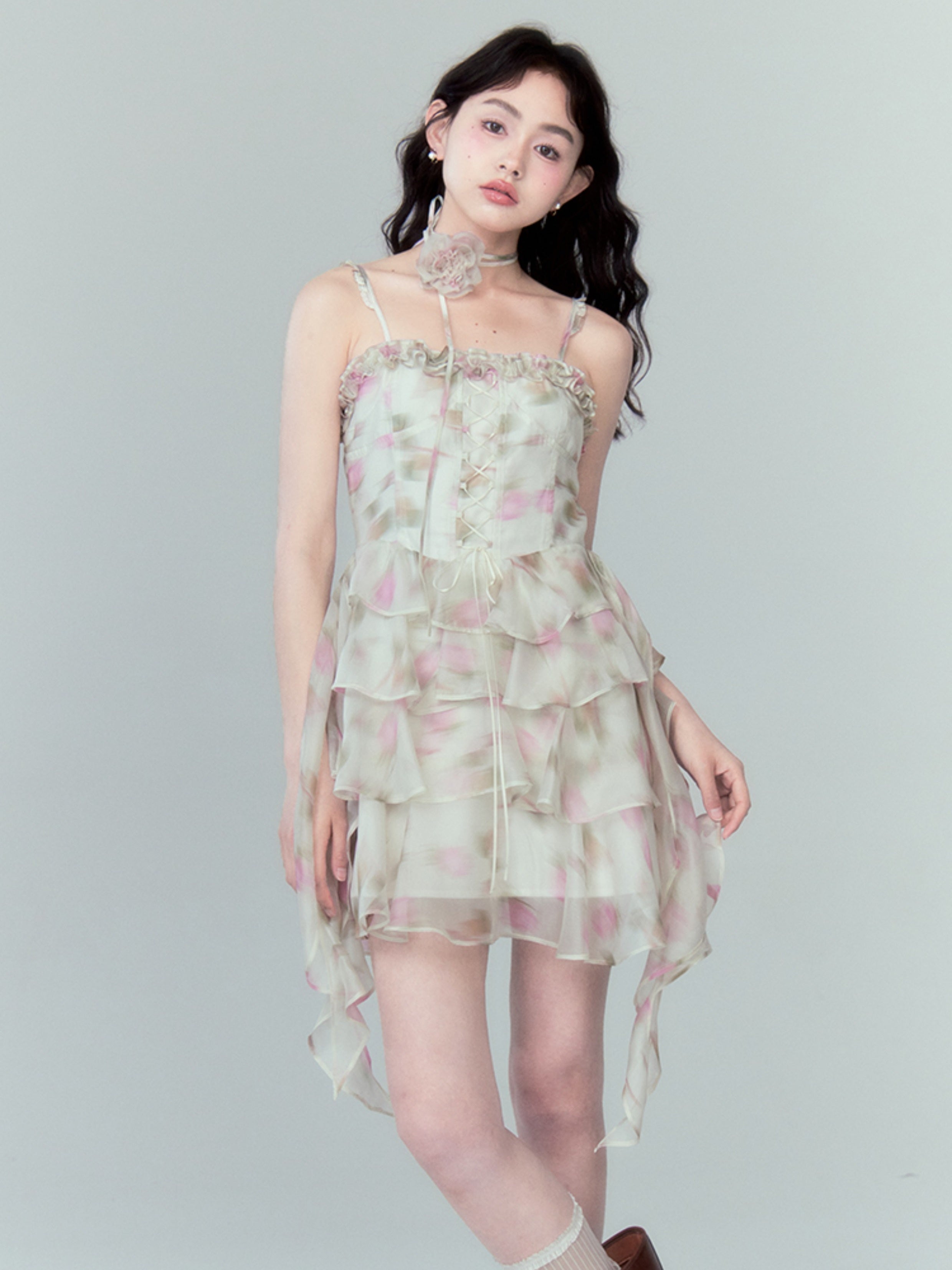 Mesh verstellbarer Rosenblumenschluck