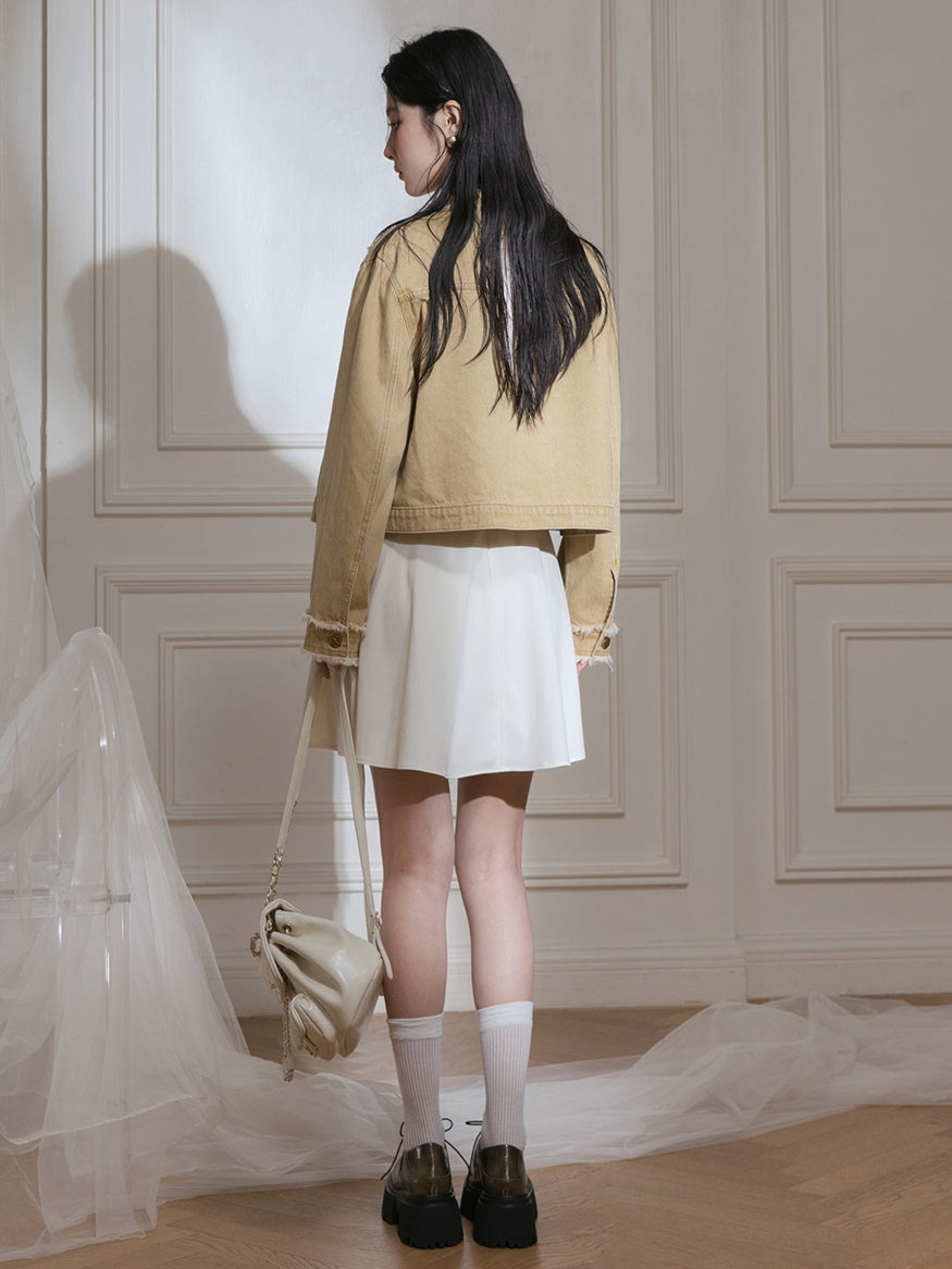 끈적 끈적한 활 디자인 짧은 드레스