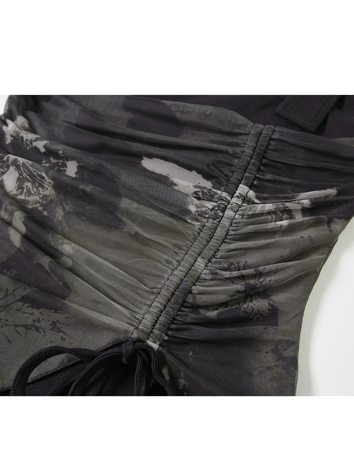 Punk Butterfly Mesh Suspenders Top