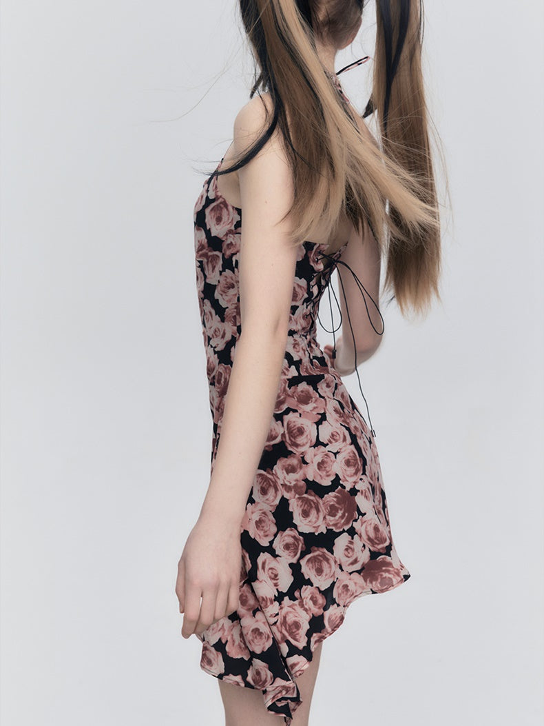 인쇄 된 매달린 목 일체