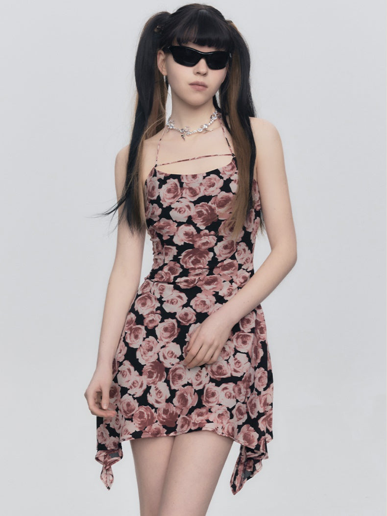 인쇄 된 매달린 목 일체