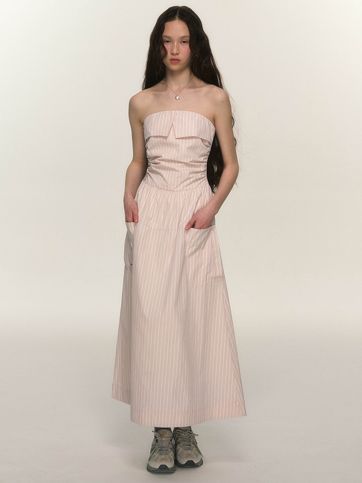 Striped Bleering Top Einteil