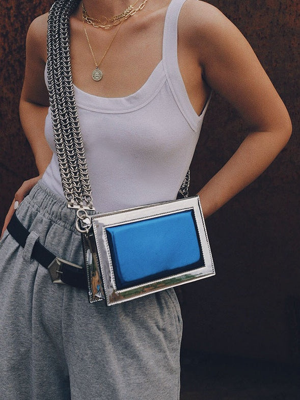 Thick Chain Small Square Bag – ARCANA ARCHIVE