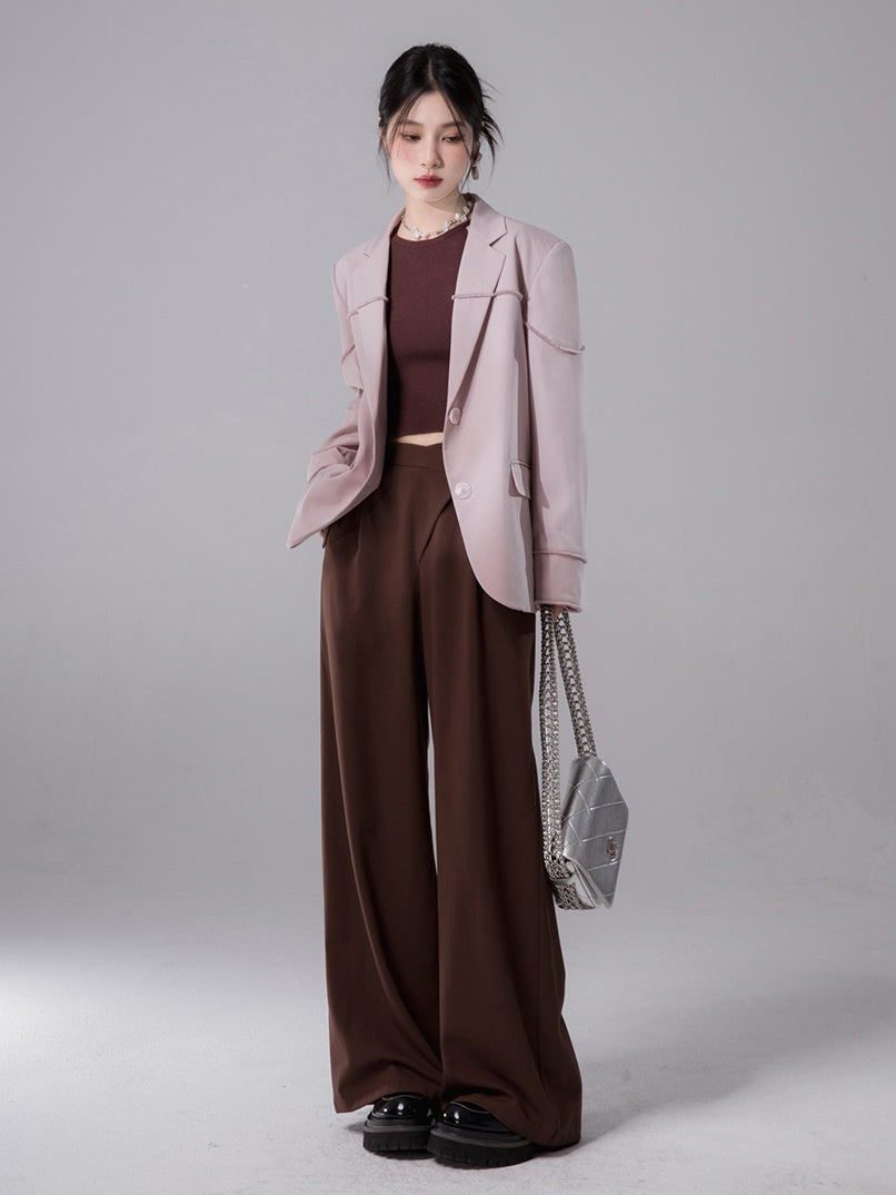 Raw Edge Split Jacket