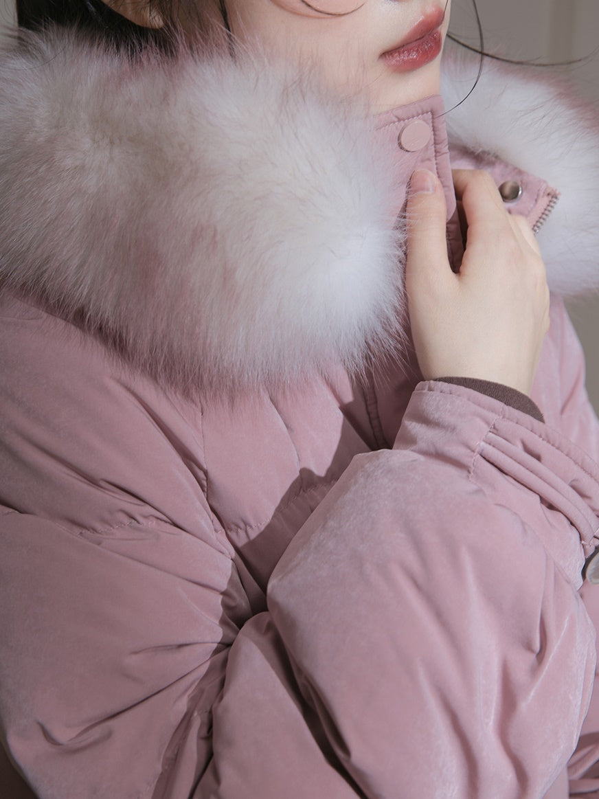 Furlar Long Down Jacket