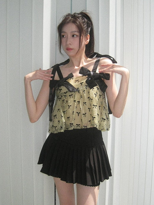 Perlen Big Bows Hosentender Top