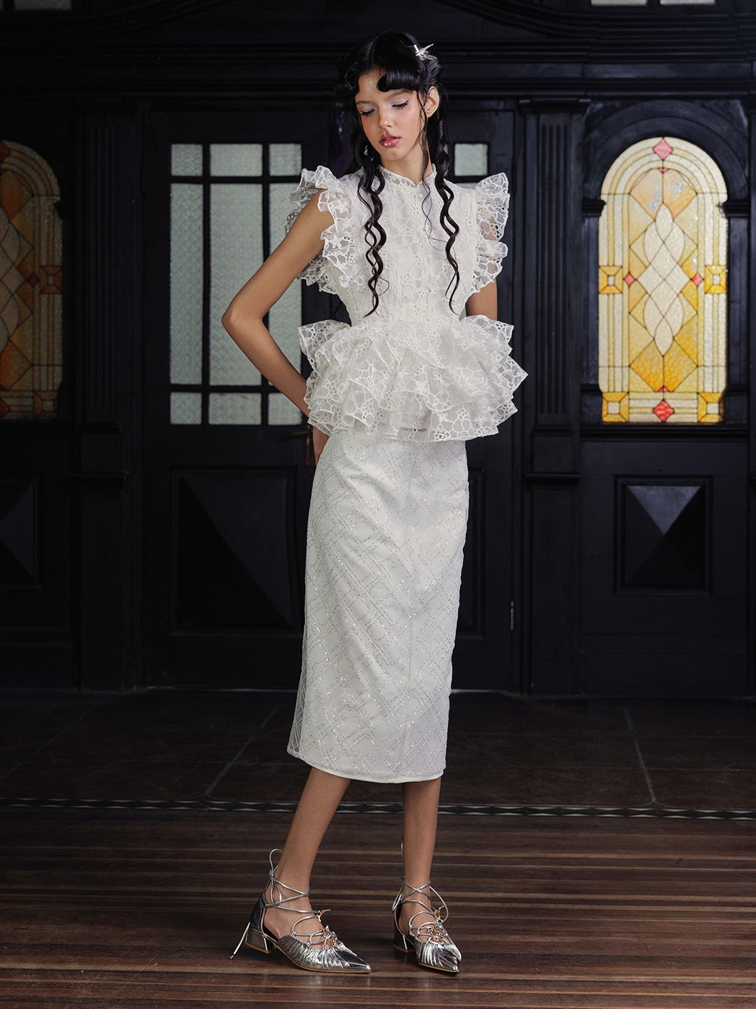 Spitzenfliegerhülle Top