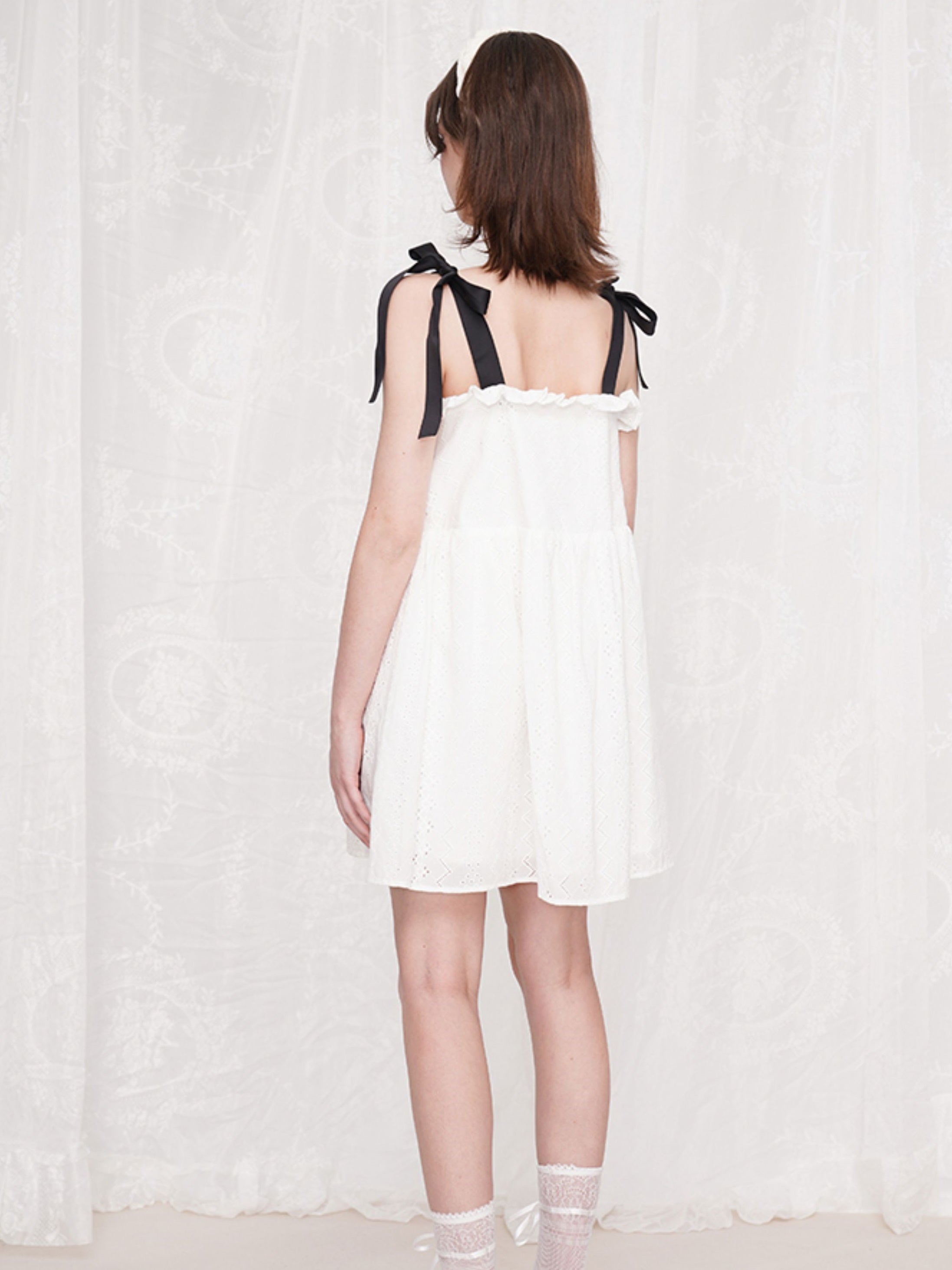 Spitzenribonn -Gurt -Puppenkleid