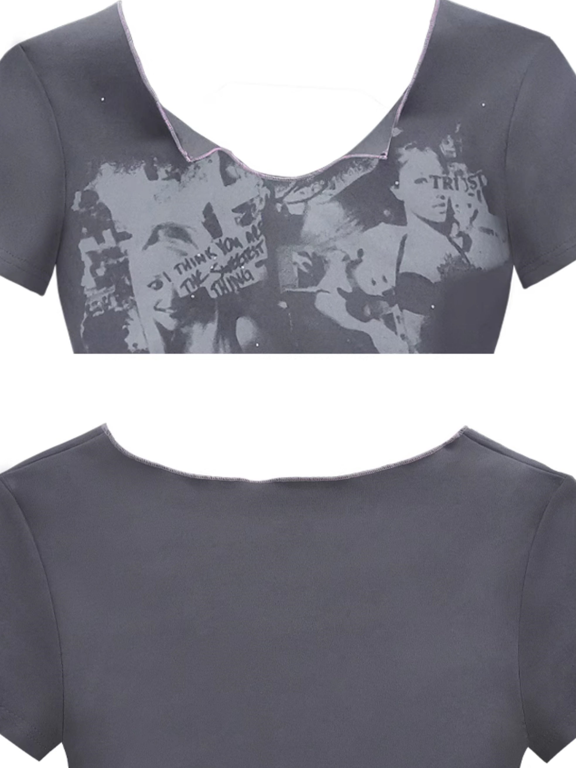 Print Short T-shirt