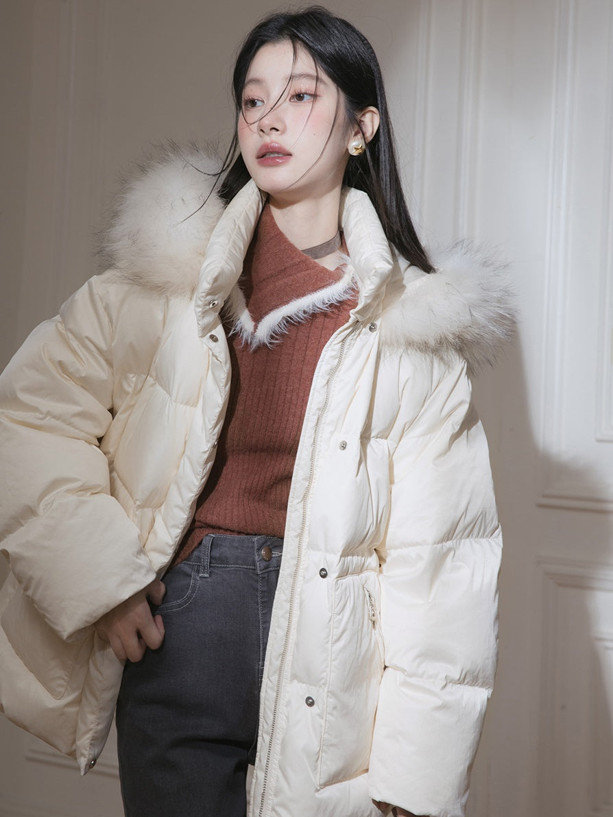 깃털 가장자리 스웨터