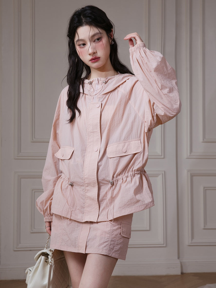 Work Style Sun Protection Jacket & Skirt Set-up