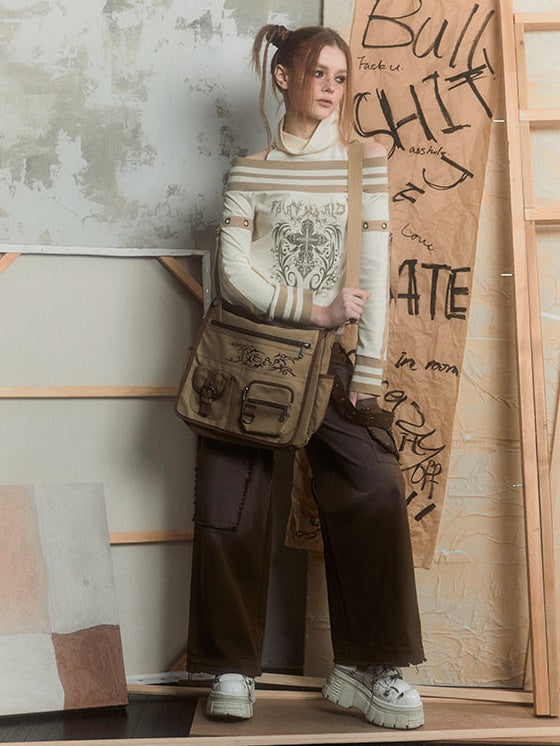 Canvas Messenger Bag