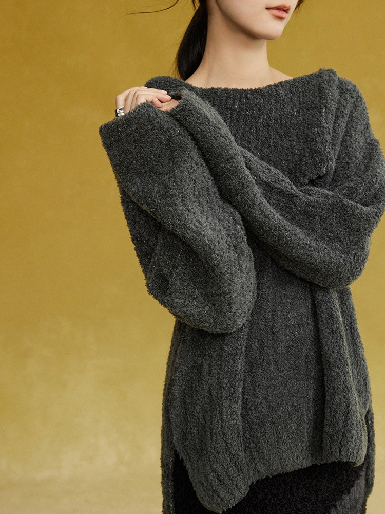 Relaxed Silhouette Loose Sweater