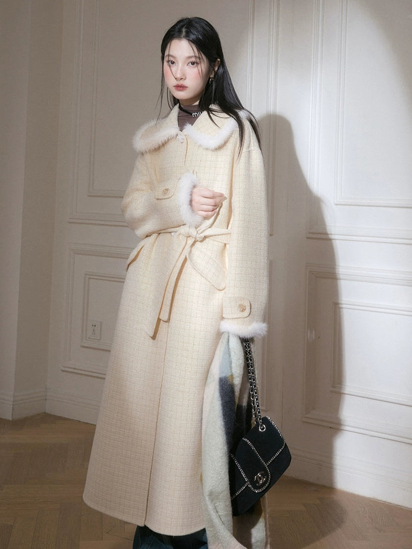 Fur Edge Doll Collar Coat