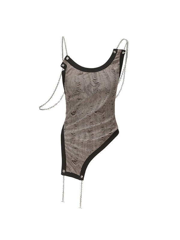 2ways Up And Down Sleeveless Top