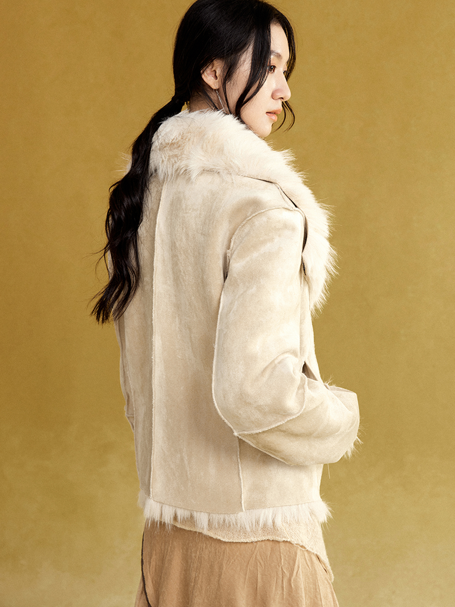 Eco-friendly Fur Short Jacket