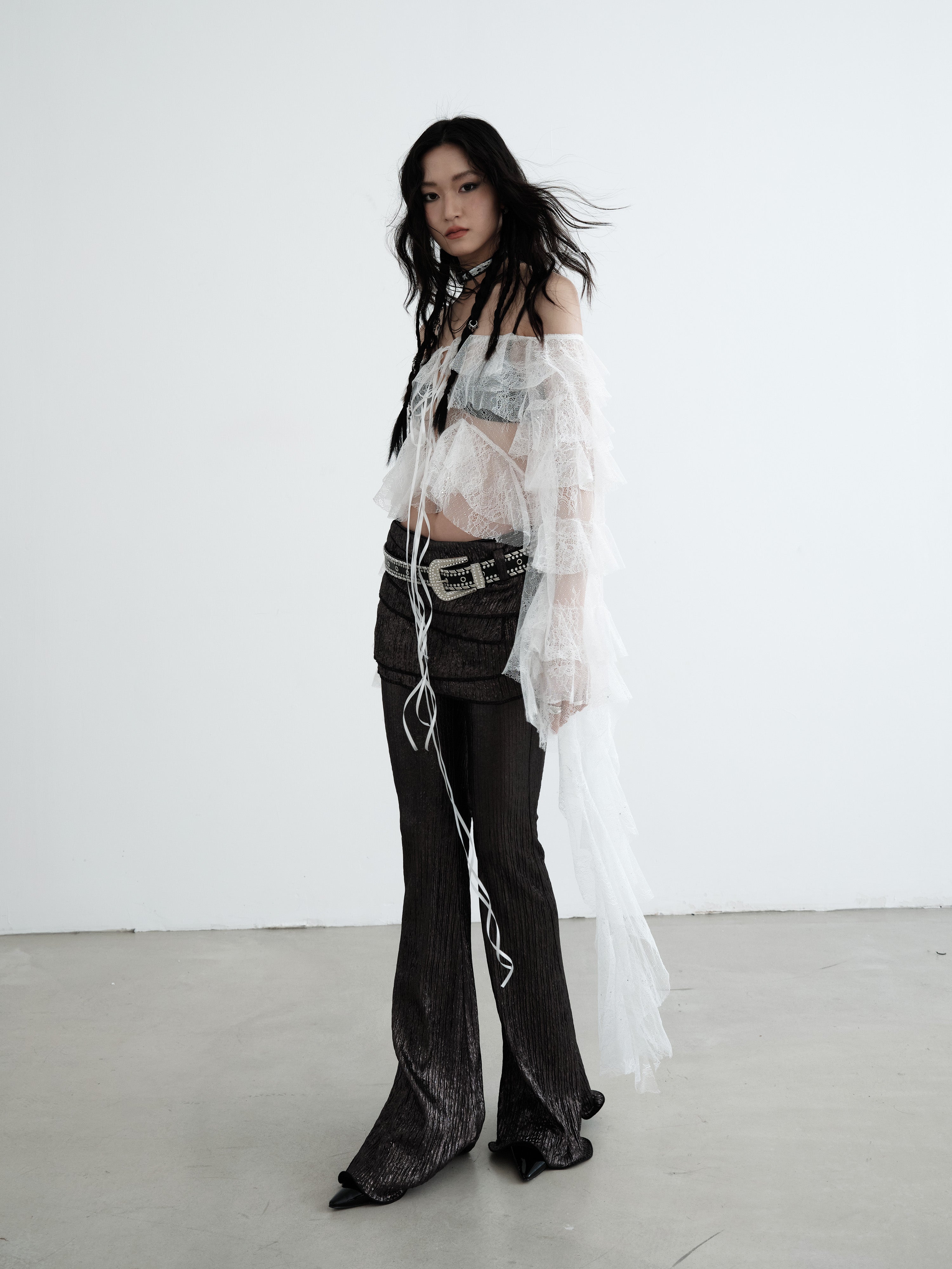 Removable Mini Skirt & Stretch Pants Set-up