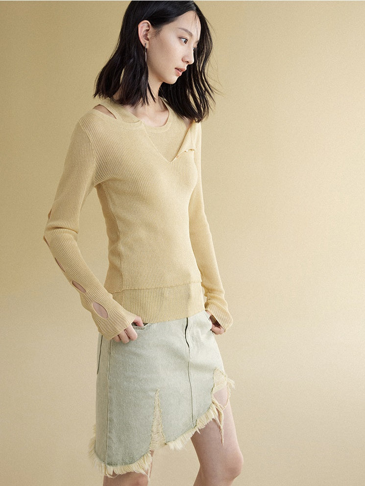 Tank Top & Pullover zweiteiliger Pullover