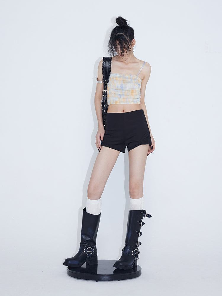 Slim Elastic Hot Pants