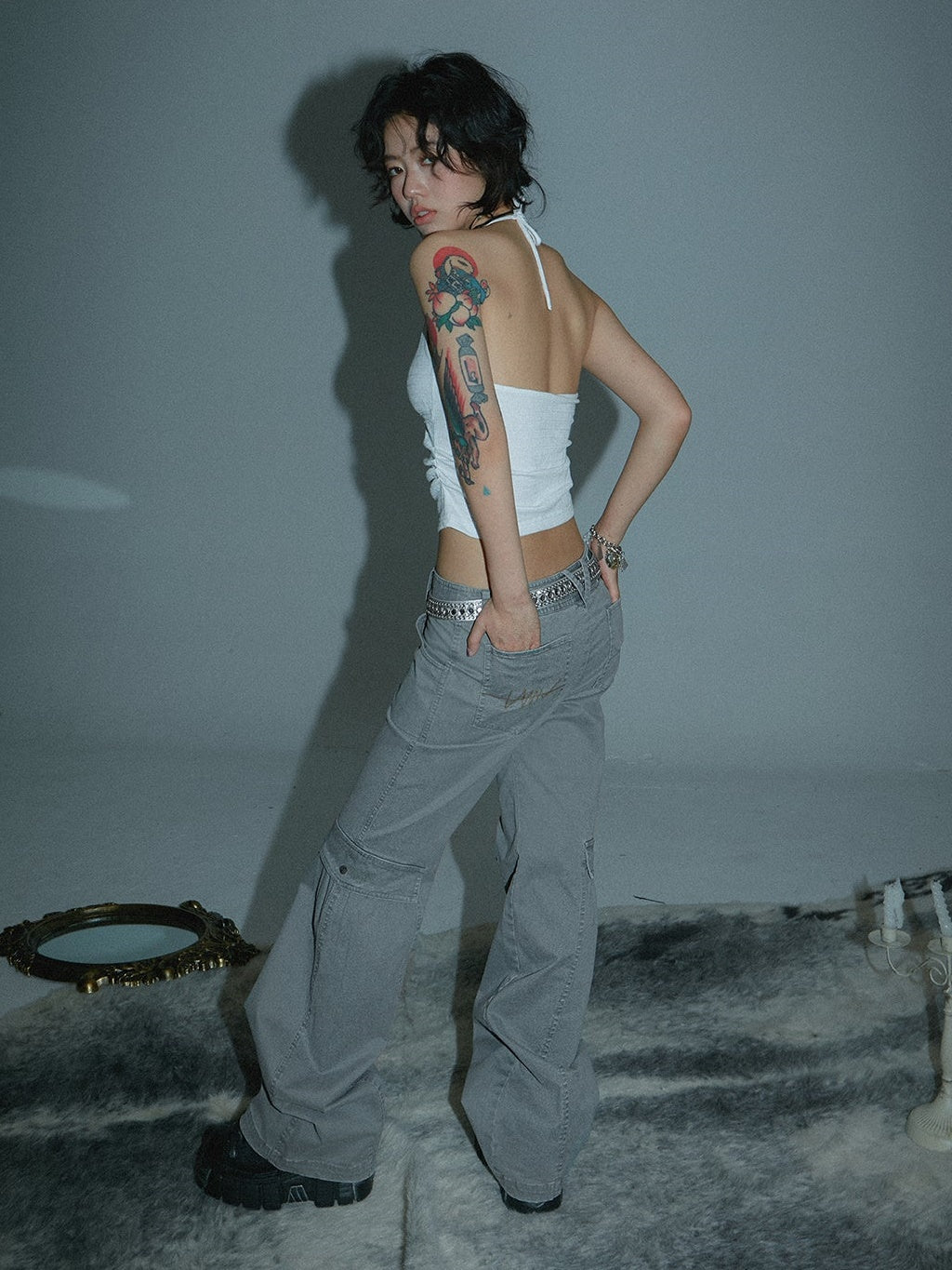 Low-waist Niche Thin Casual Trousers