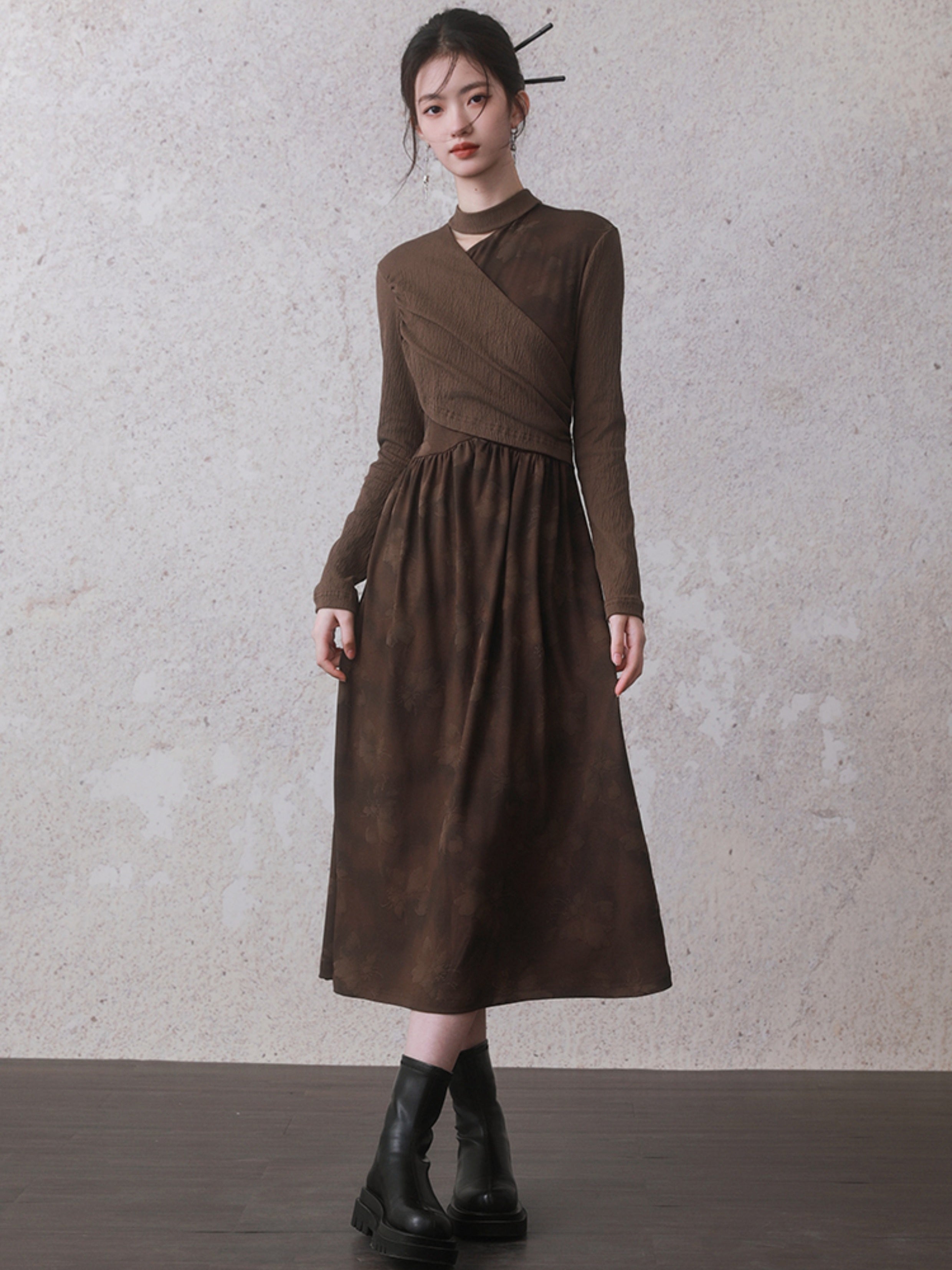 Switching Design Cachecoeur -Kleid