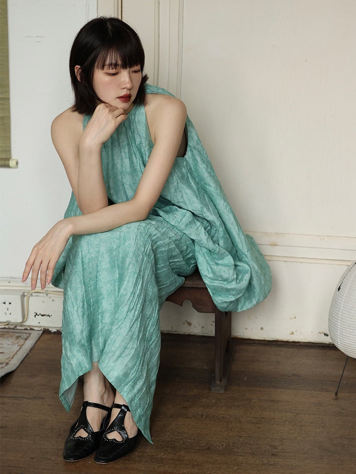 매달린 목 풍선 탑 & 긴 치마