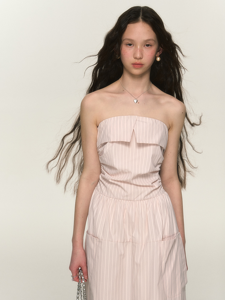 Striped Bleering Top Einteil