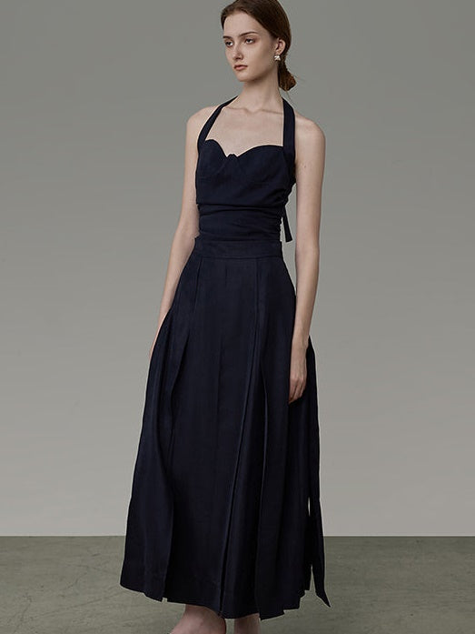 Hanging Neck Ribbon Design Camisole