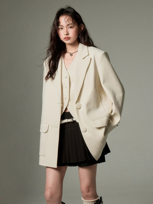 Classical Design Jacket & Vest Set-up