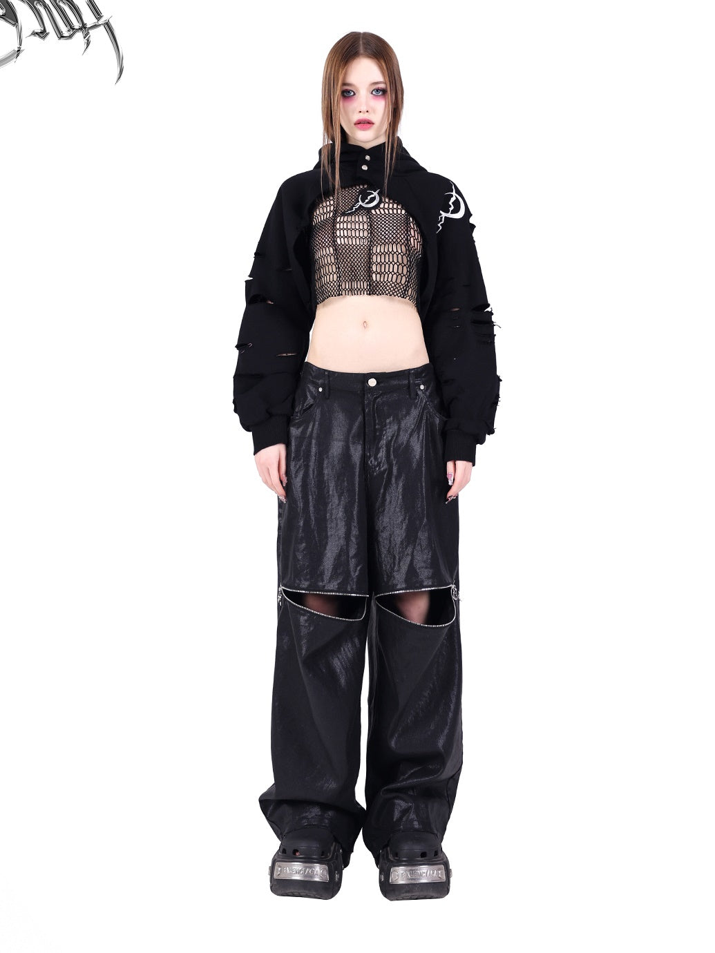 Sphinx Trou à capuche tridimensionnel Sweat