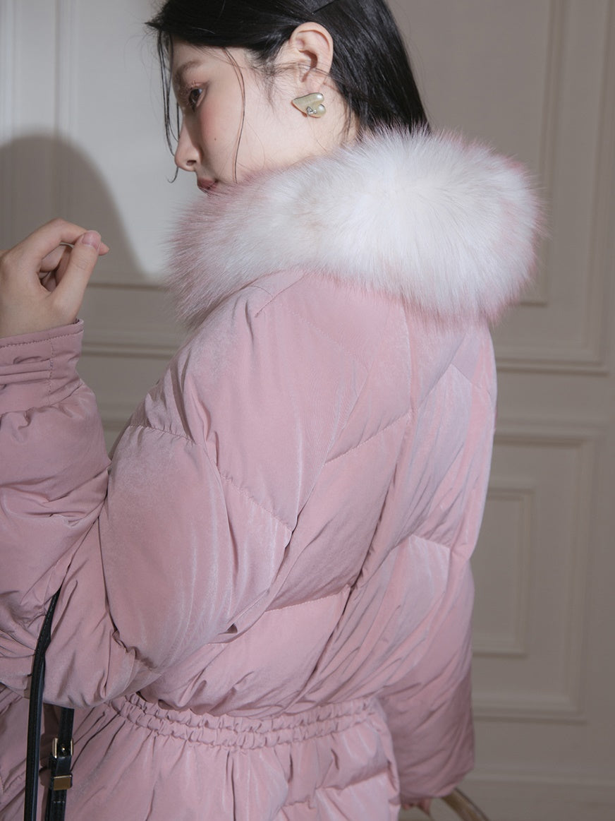 Furlar Long Down Jacket