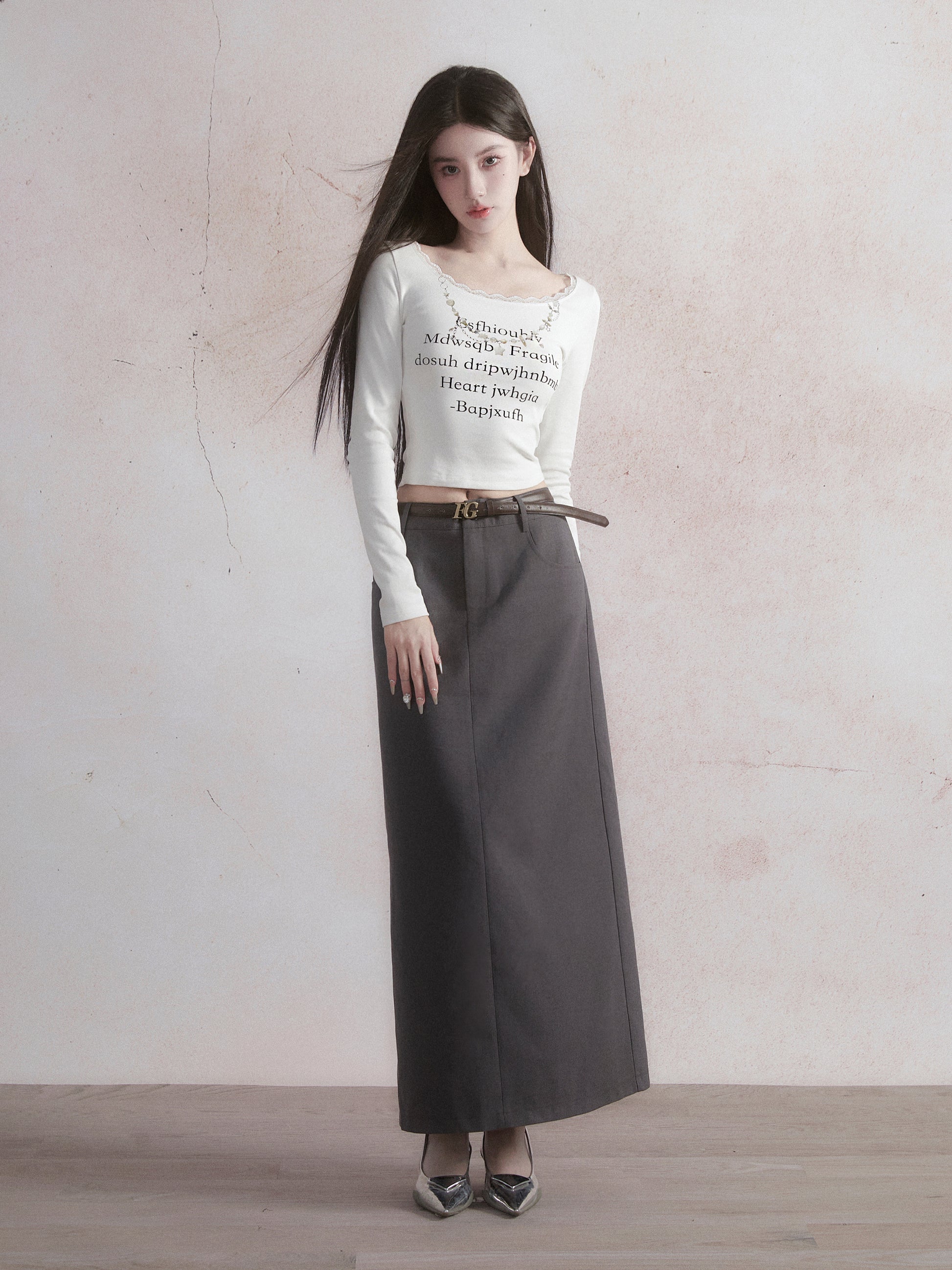 Lässiger klassischer gerader Rock