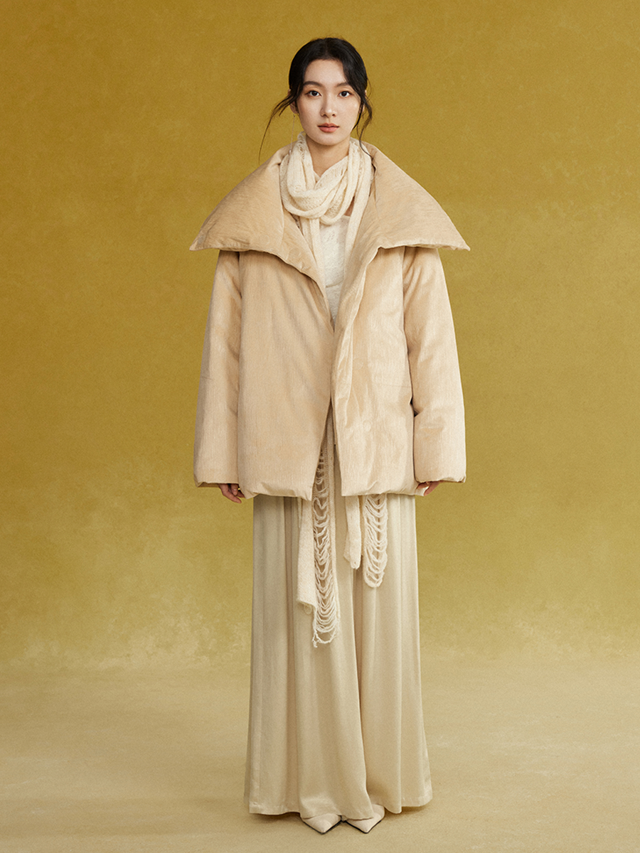 Loose High-Neck Down Jacket