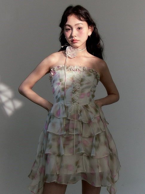 Mesh verstellbarer Rosenblumenschluck