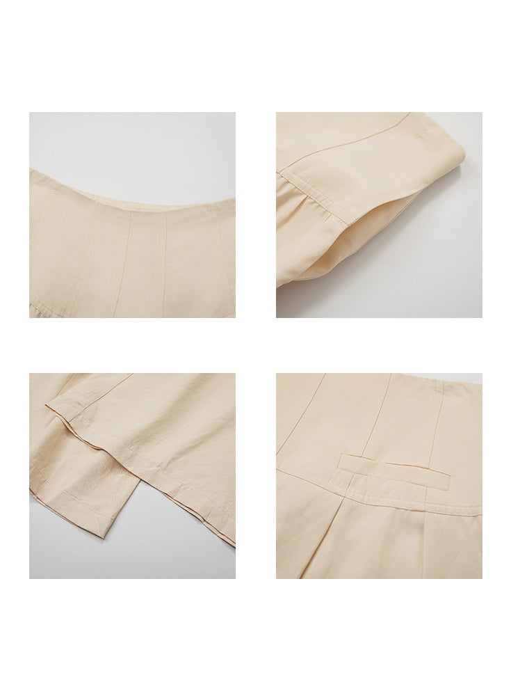 Wide-leg Loose Drape Pleated Pants