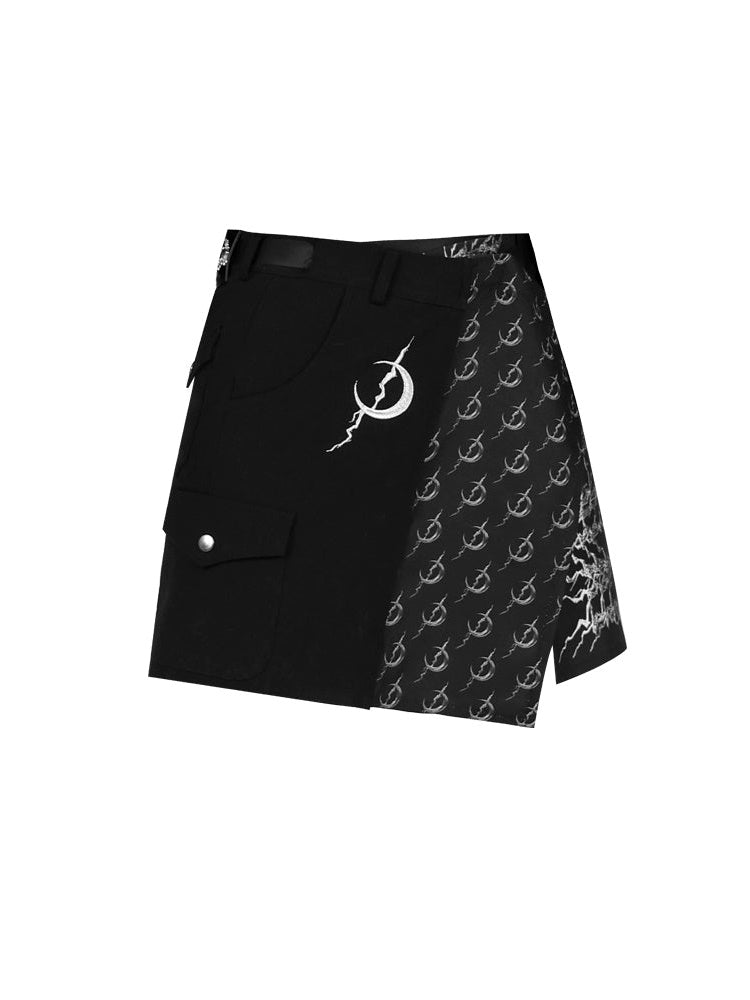 Short Wrap Apron Skirt