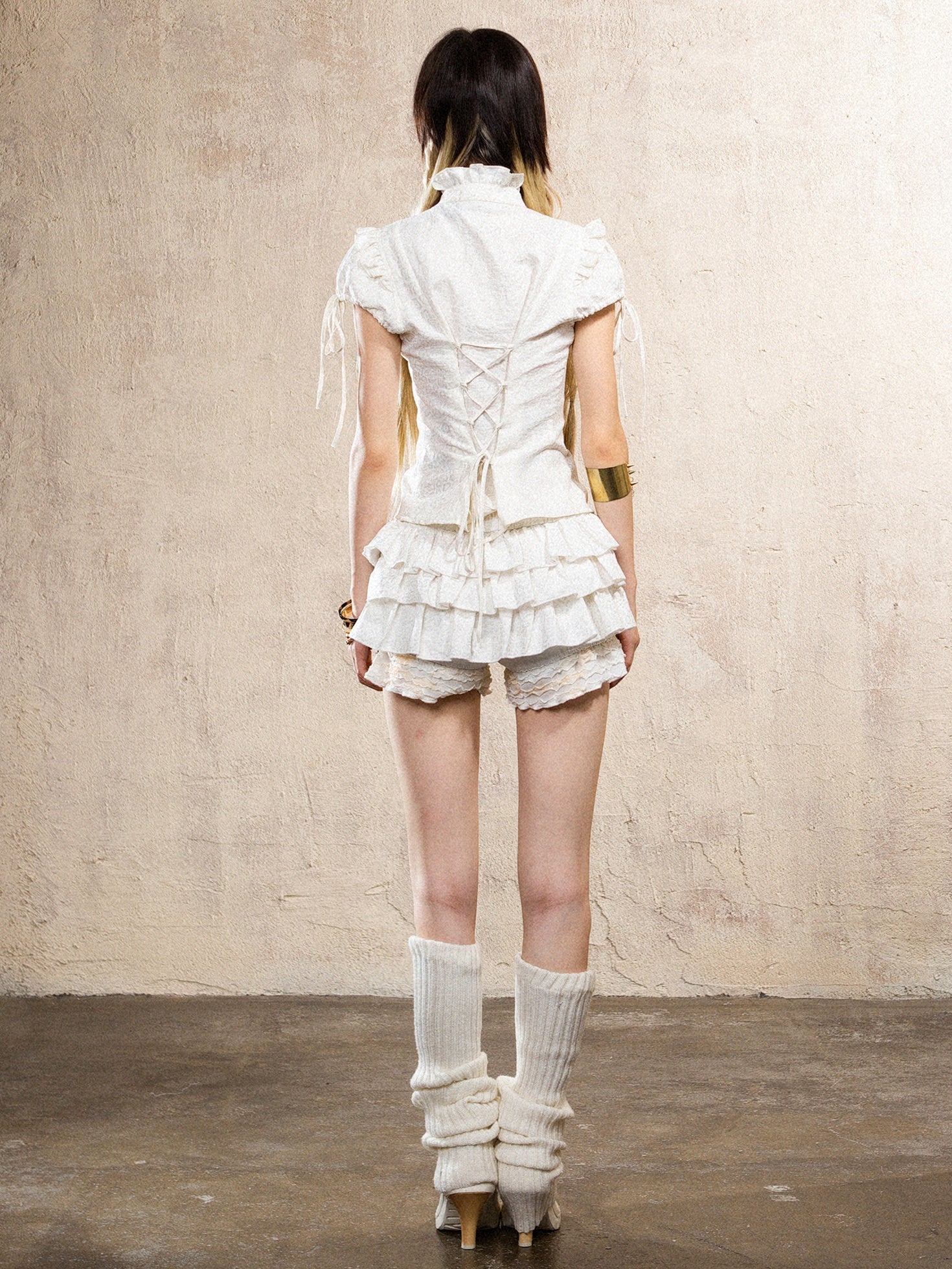 Leopard Cake Miniskirt Pants