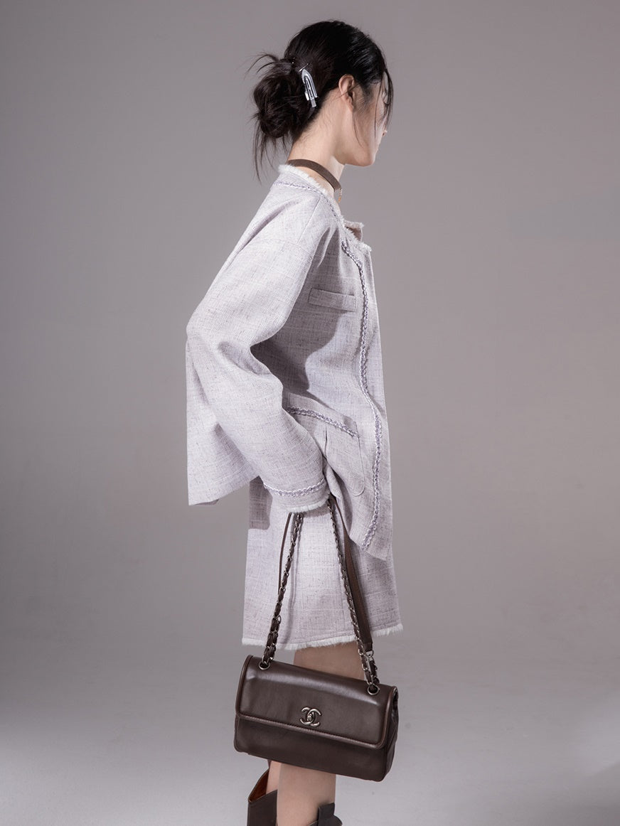 Lose Tweed Jacke & Rock Setup