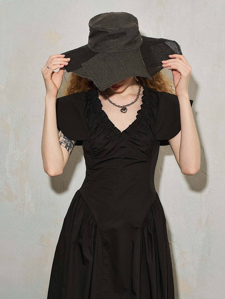 Irregular Splicing Woven Hat
