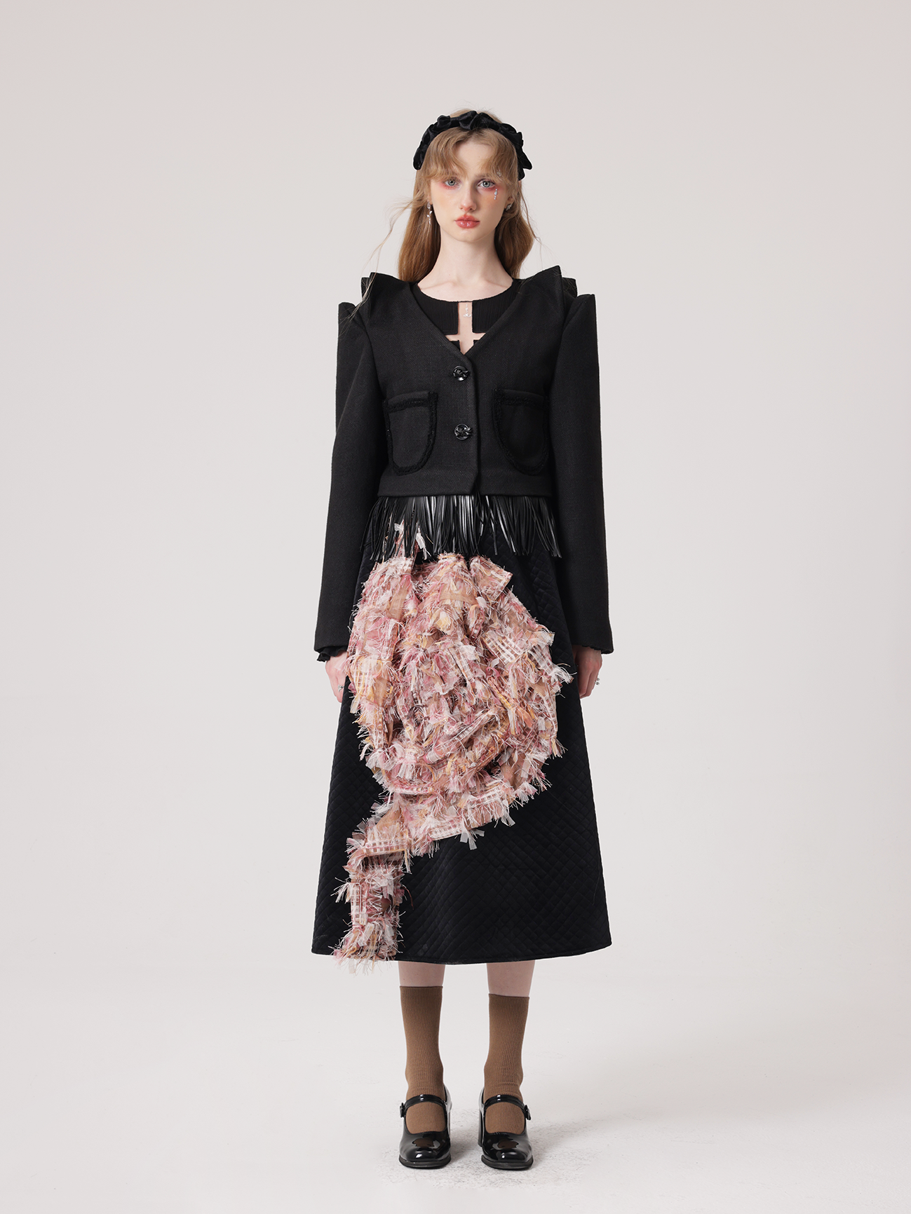 Rose Translucent Design Princess Dress
