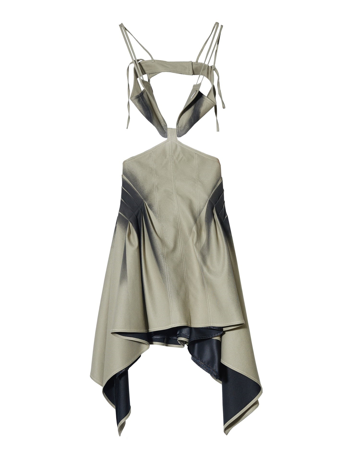 낙서 얇은 해체 드레스