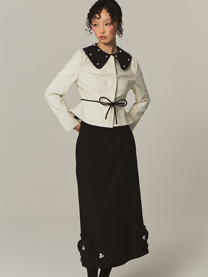 Blumenstich A-Line Long Rock