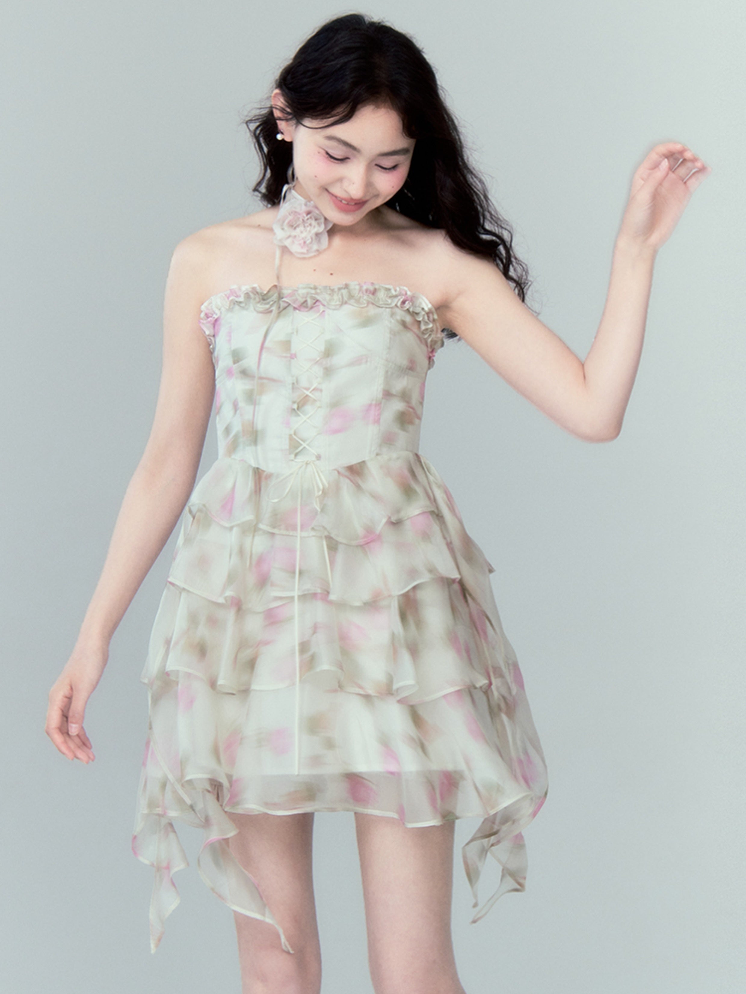 Mesh verstellbarer Rosenblumenschluck