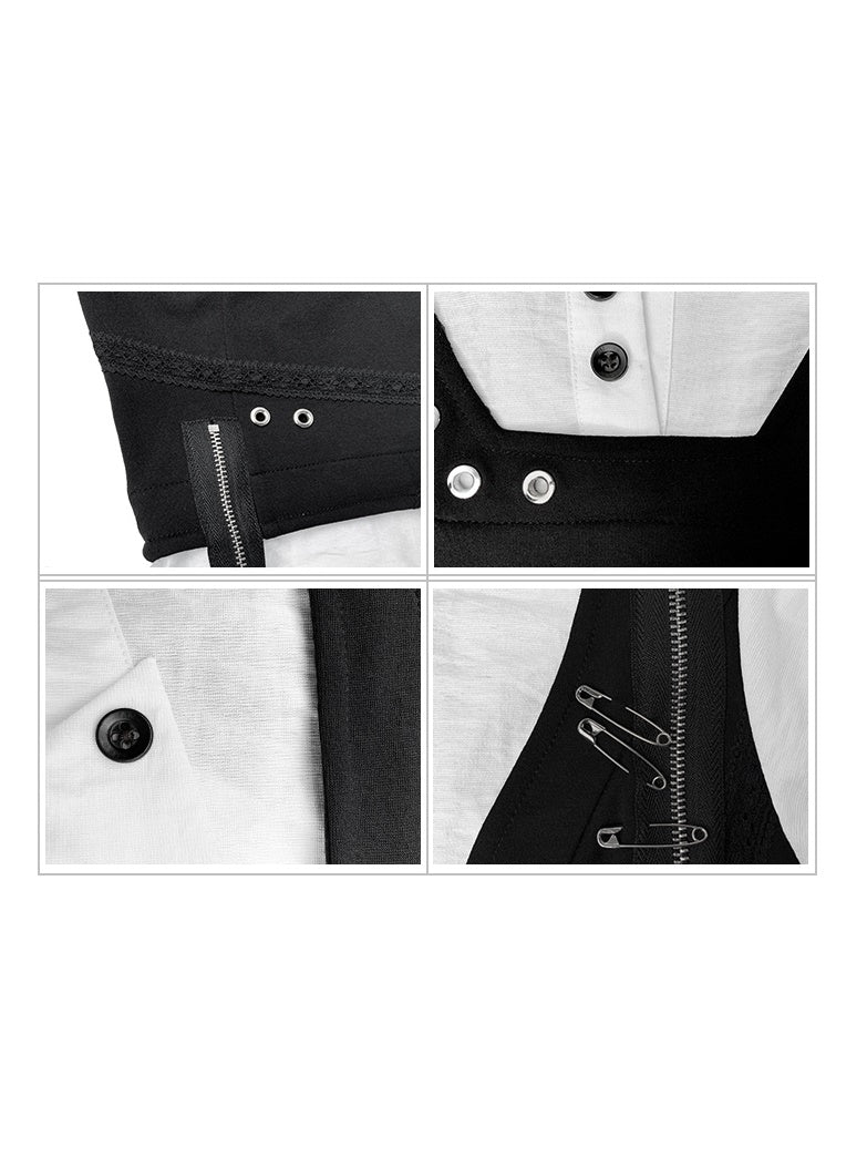 Monotones gefälschtes zweiteiliges Oberteil