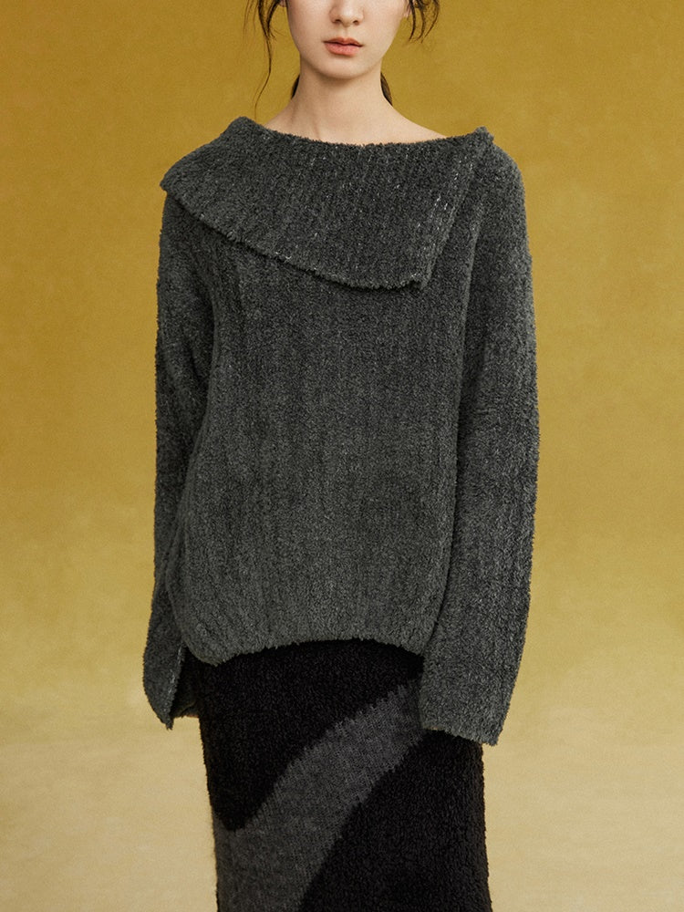 Relaxed Silhouette Loose Sweater