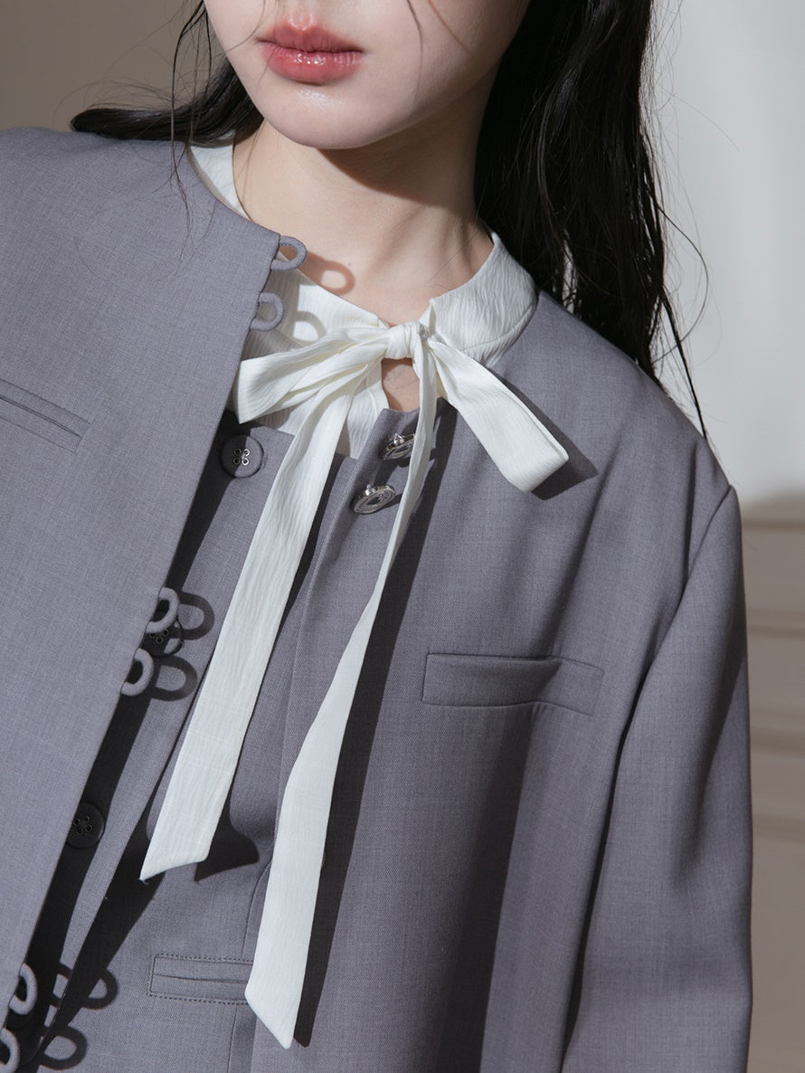 Jacke und Weste des chinesischen Stils im chinesischen Stil