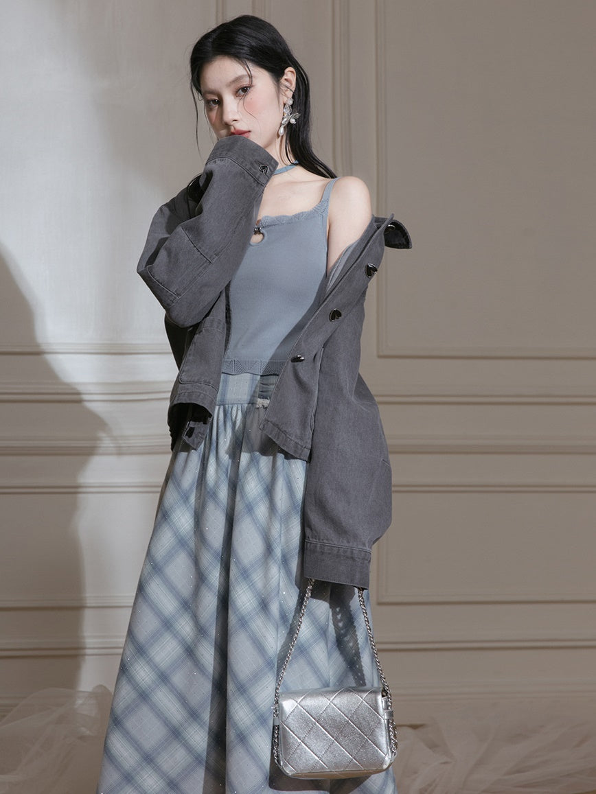Hollow Design Knitted Camisole