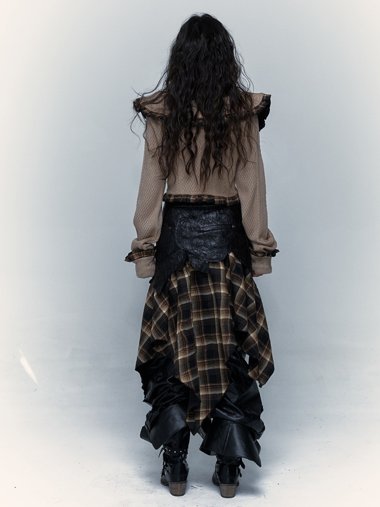 2Way Punk Patchwork Dress & Skirt