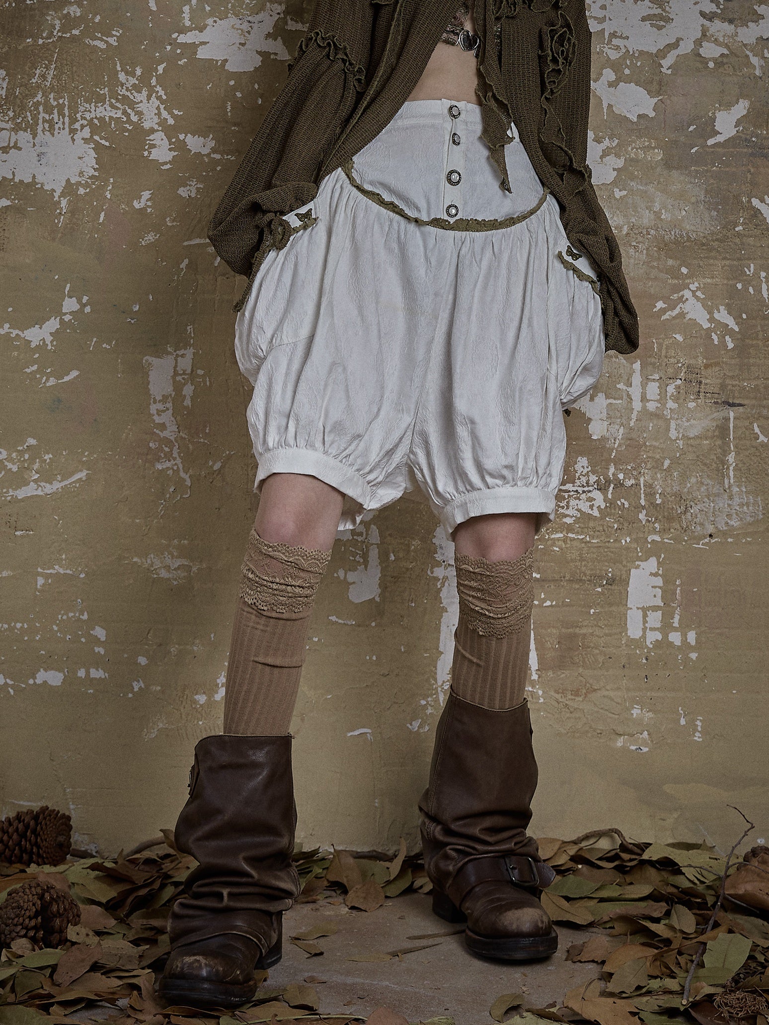 Jacquard Pumpkin Pants