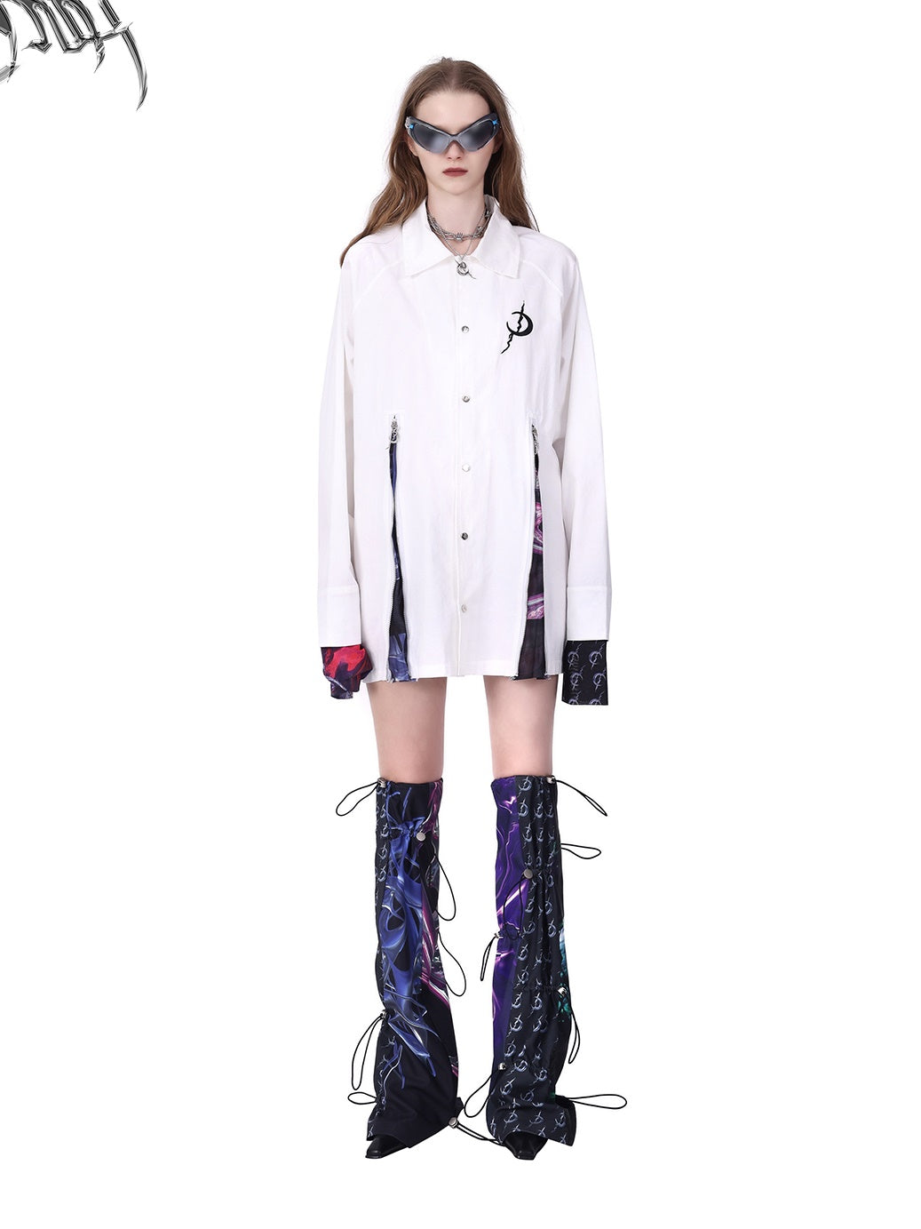 Veste de chemise en vrac sur le point d&